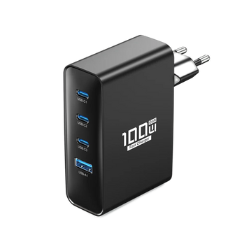 Мережевий зарядний пристрій Asometech GaN 100W kd72402 фото