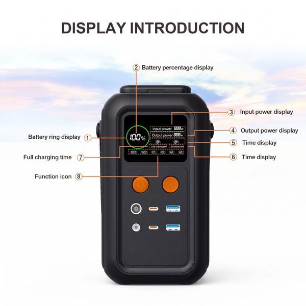Портативная зарядная станция CTOLITY AXP200 60000mAh 200W kd72406 фото